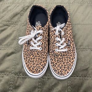 Classic leopard cheetah print vans